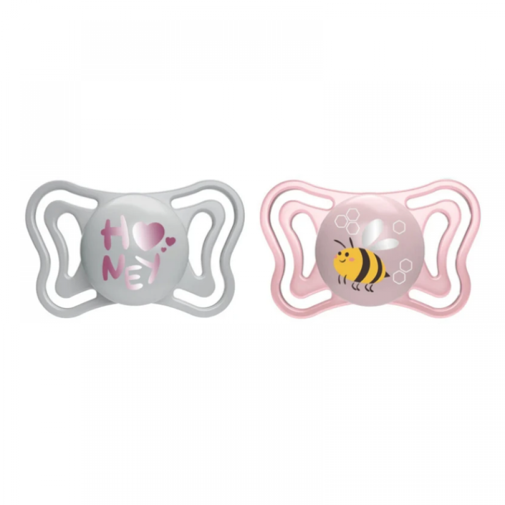 Πιπίλα Σιλικόνης Chicco Physio Forma Light Pink 2-6m (2τεμ.) Πιπίλα Σιλικόνης Chicco Physio Forma Light Pink 2-6m (2τεμ.)