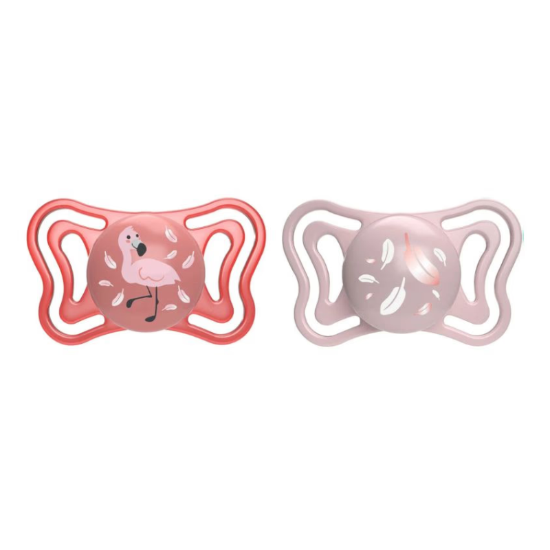 Πιπίλα Σιλικόνης Chicco Physio Forma Light Pink 6-16m (2τεμ.)