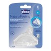 Θηλή σιλικόνης Chicco Natural Feeling 0m+ (1τμχ)