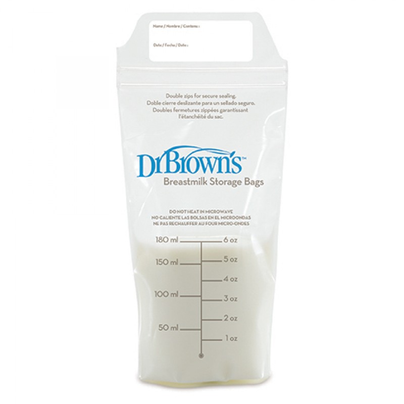 Σακουλάκια Αποθήκευσης Μητρικού Γάλακτος Dr. Brown's (25τεμ.)