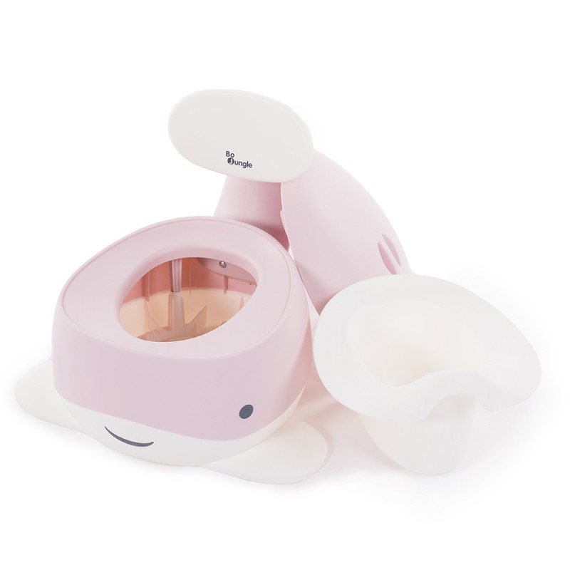 Bo Jungle B-Whale Potty Γιογιο Σε Σχήμα Φαλαινίτσα Pastel Ροζ 24+Μ B.410430