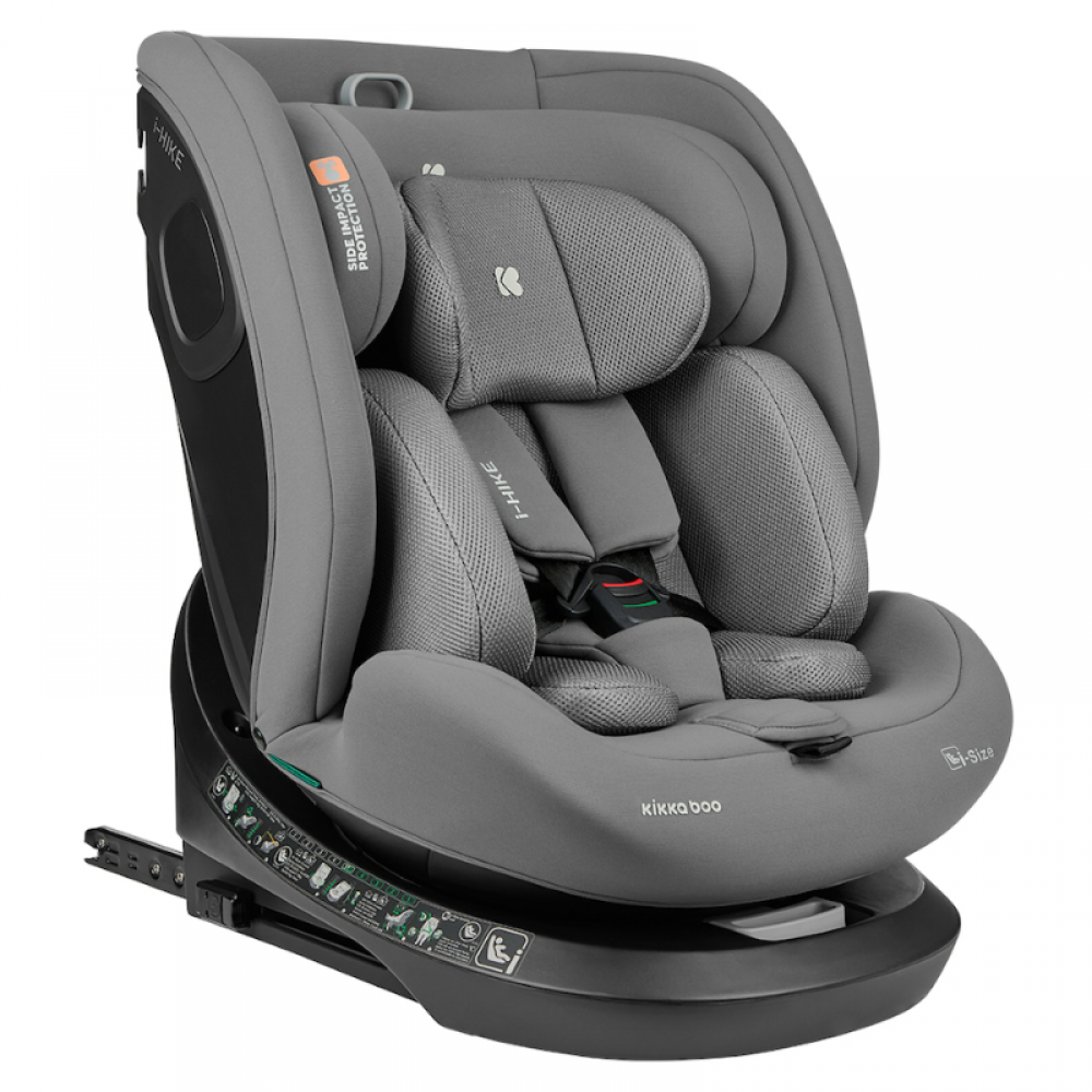 Κάθισμα Αυτοκινήτου Kikka boo i-Hike i-SIZE 40-150cm Light Grey 2025 Κάθισμα Αυτοκινήτου Kikka boo i-Hike i-SIZE 40-150cm Light Grey 2025