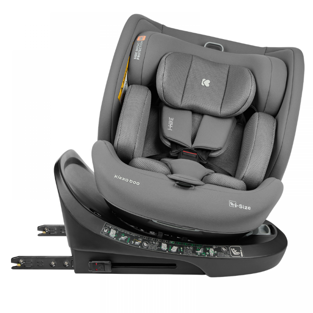 Κάθισμα Αυτοκινήτου Kikka boo i-Hike i-SIZE 40-150cm Light Grey 2025 Κάθισμα Αυτοκινήτου Kikka boo i-Hike i-SIZE 40-150cm Light Grey 2025