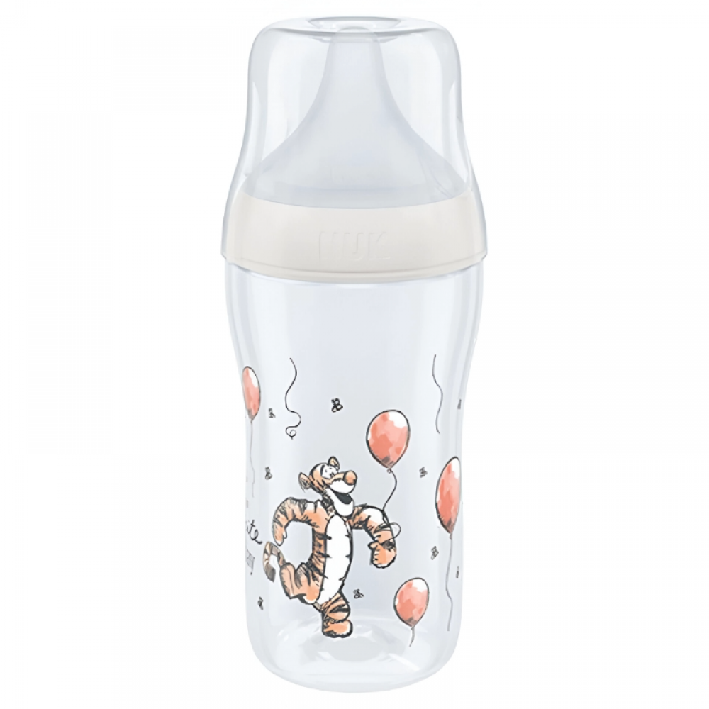 Πλαστικό Μπιμπερό Nuk Perfect Match Temperature Control με θηλή Silic 3m+ Tigger 260ml Πλαστικό Μπιμπερό Nuk Perfect Match Temperature Control με θηλή Silic 3m+ Tigger 260ml