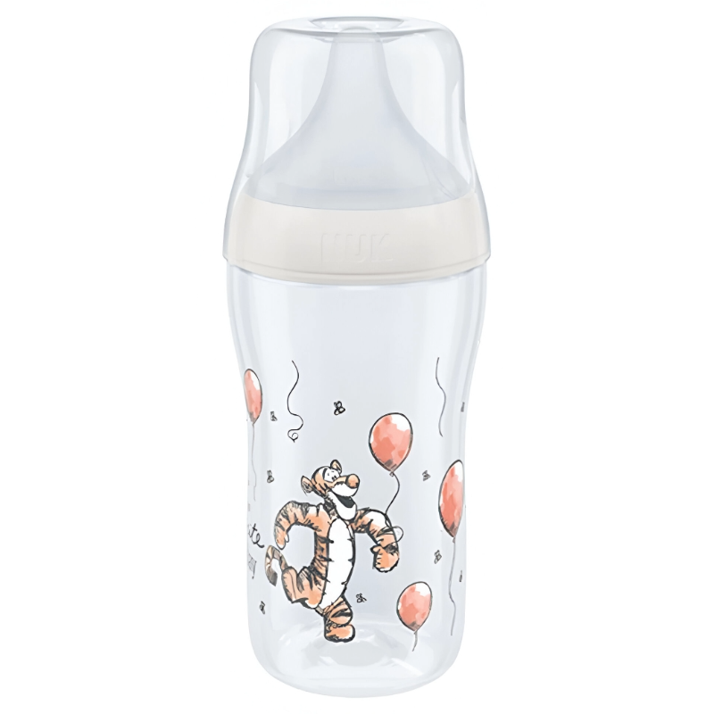 Πλαστικό Μπιμπερό Nuk Perfect Match Temperature Control με θηλή Silic 3m+ Tigger 260ml