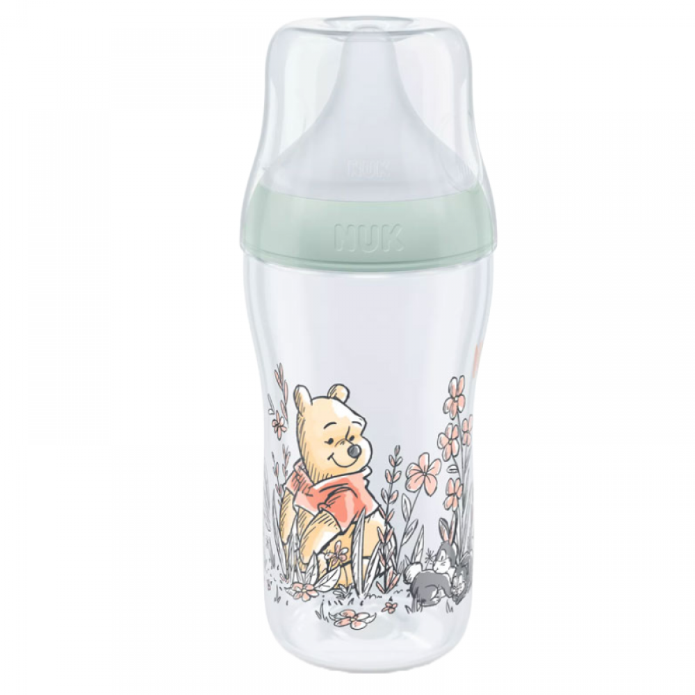 Πλαστικό Μπιμπερό Nuk Perfect Match Temperature Control με θηλή Silic 3m+ Winnie 260ml Πλαστικό Μπιμπερό Nuk Perfect Match Temperature Control με θηλή Silic 3m+ Winnie 260ml