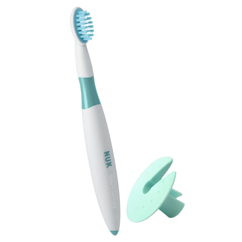 Οδοντόβουρτσα Με Προστατευτικό Δακτύλιο Nuk Starter Green