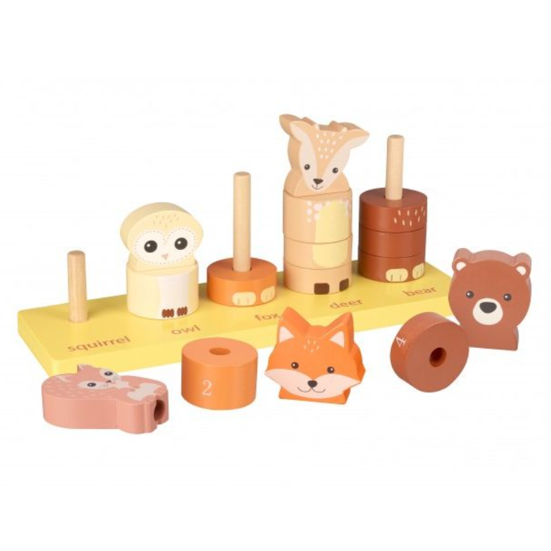 Ξύλινο Παιχνίδι Εκμάθησης Αριθμών Woodland Orange Tree Toys