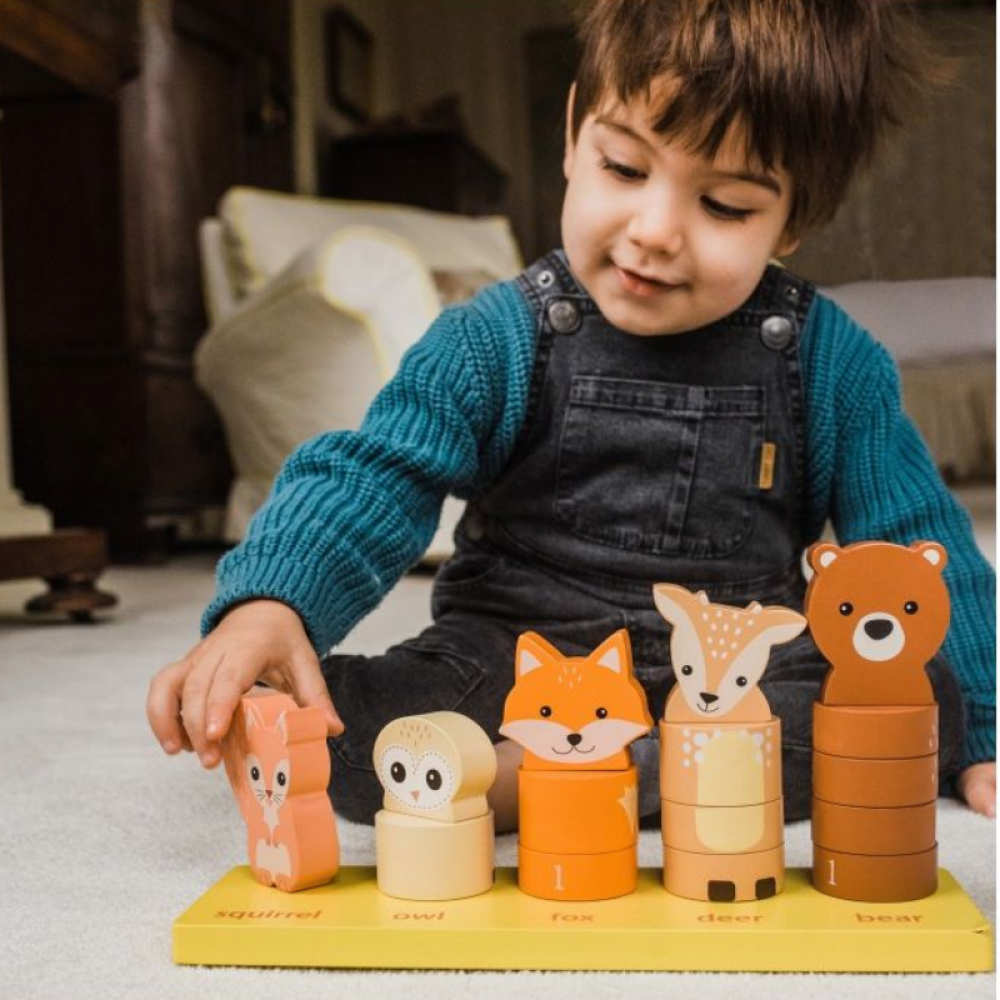 Ξύλινο Παιχνίδι Εκμάθησης Αριθμών Woodland Orange Tree Toys Ξύλινο Παιχνίδι Εκμάθησης Αριθμών Woodland Orange Tree Toys