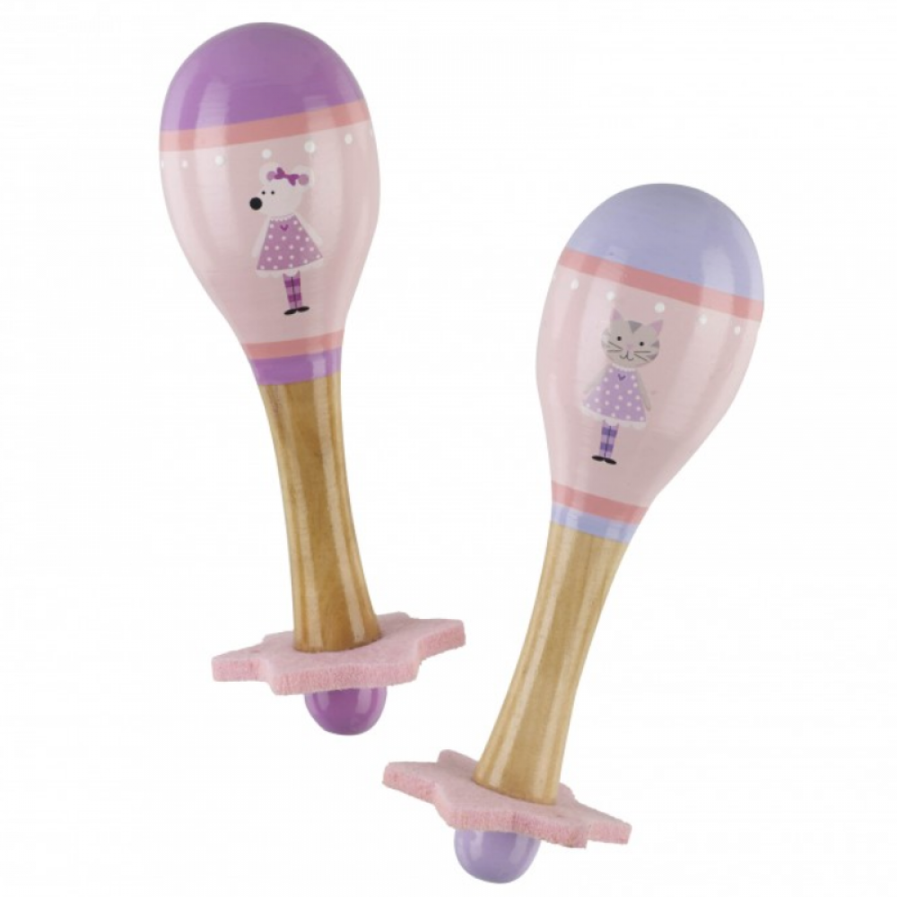 Ξύλινο Σετ Μαράκες Ποντίκι & Γάτα Orange Tree Toys Ξύλινο Σετ Μαράκες Ποντίκι & Γάτα Orange Tree Toys