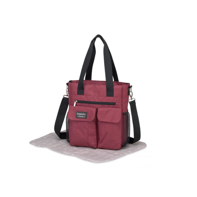 Τσάντα Αλλαξιέρα X-treme Baby 30x34cm Denim Bordeaux