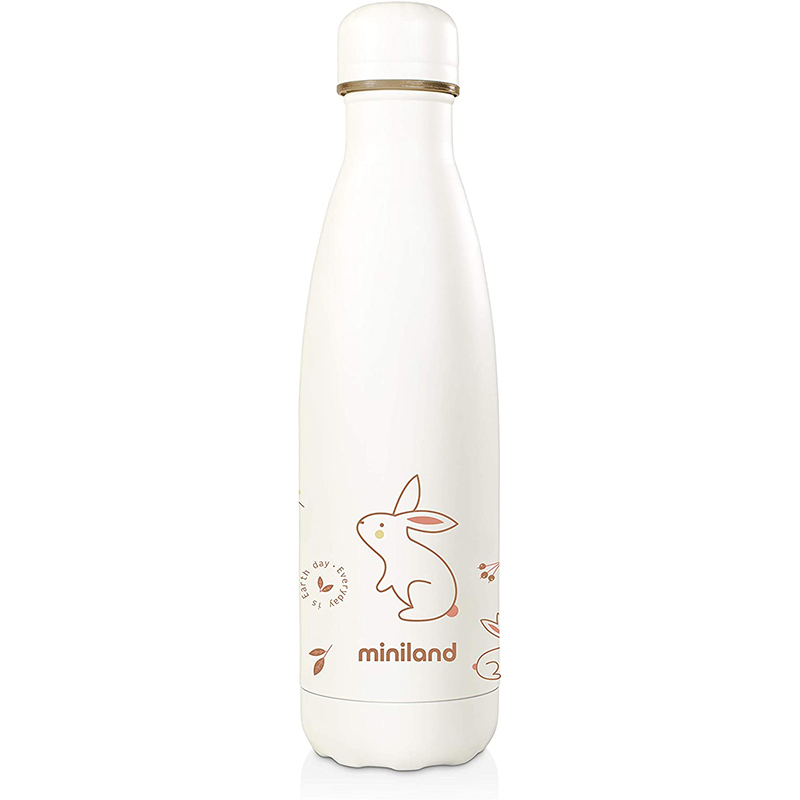 Θερμός - Μπουκάλι Miniland Natur Bottle 500ml Bunny