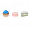 Μασητικά Οδοντοφυΐας Tikiri Toys Cupcake and Macaroon (3τεμ.)