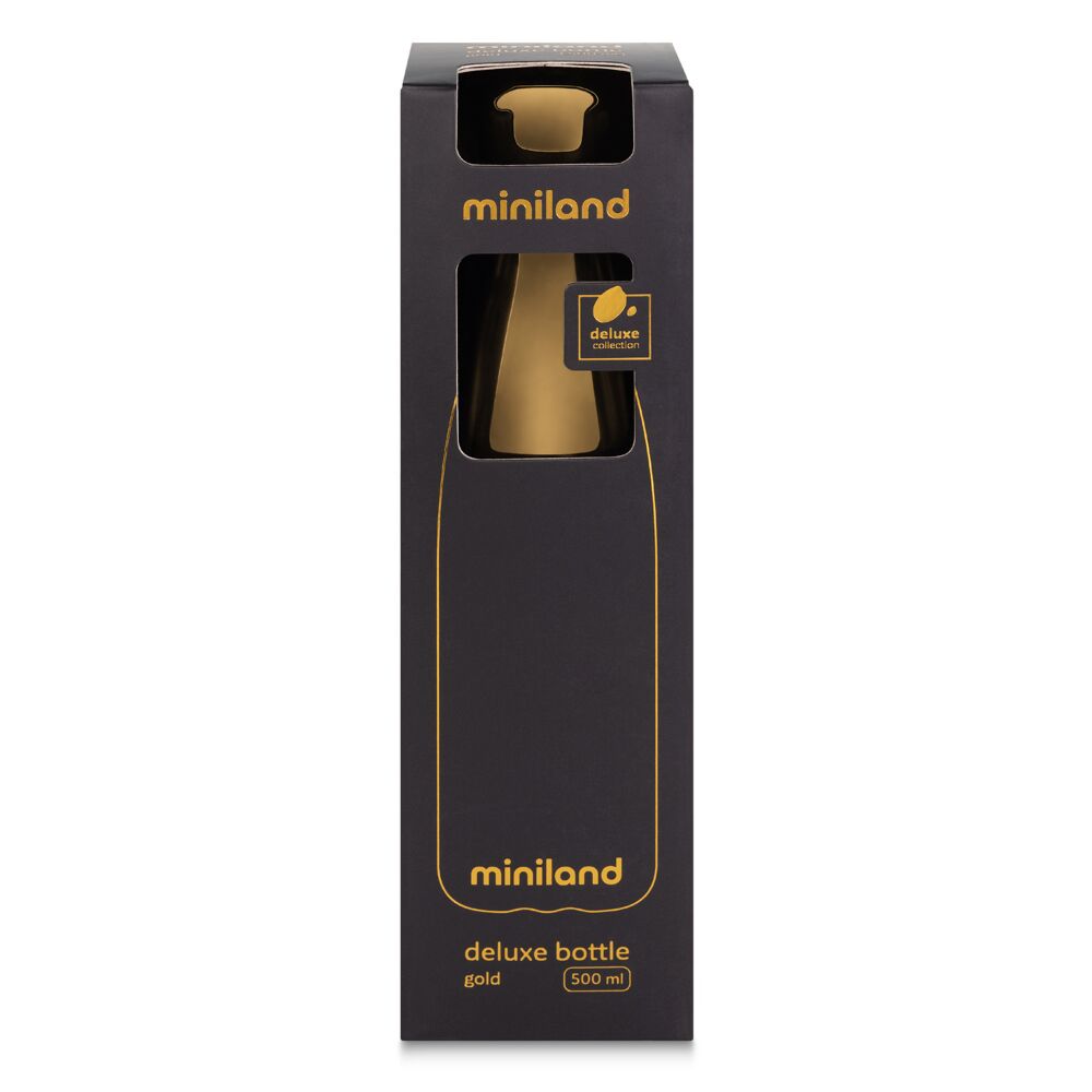 Θερμός - Μπουκάλι Miniland Deluxe Bottle 500ml Gold