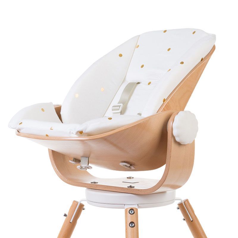 Μαξιλάρι Καθίσματος Για νεογέννητο Childhome EVOLU Jersey Gold Dots