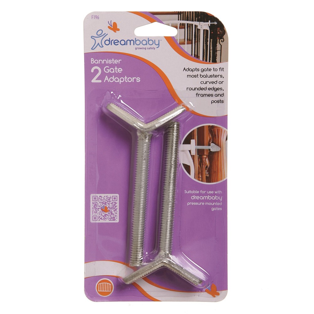 Αντάπτορας DreamBaby Για Μπάρα Ασφαλείας Σετ 2 τμχ