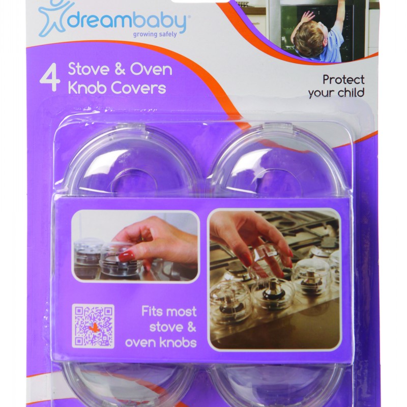 Παιδική Ασφάλεια DreamBaby Προστατευτικά Κουμπιών Ηλεκτρικής Κουζίνας/Φούρνου (4τεμ.)