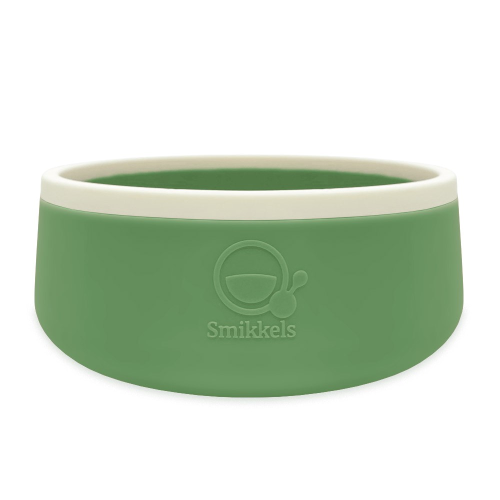 Mπολ Σιλικόνης Smikkels 350ml Green