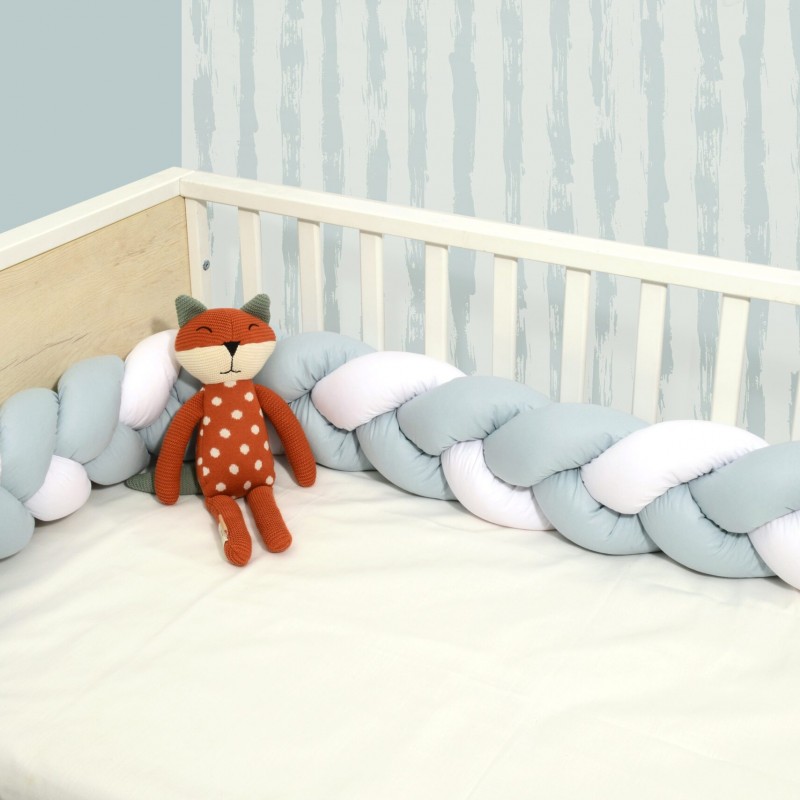 Πλεξούδα τριπλή βαμβακερή 20X200  με ειδική εσωτερική επένδυση Design 3130 Oliver Baby