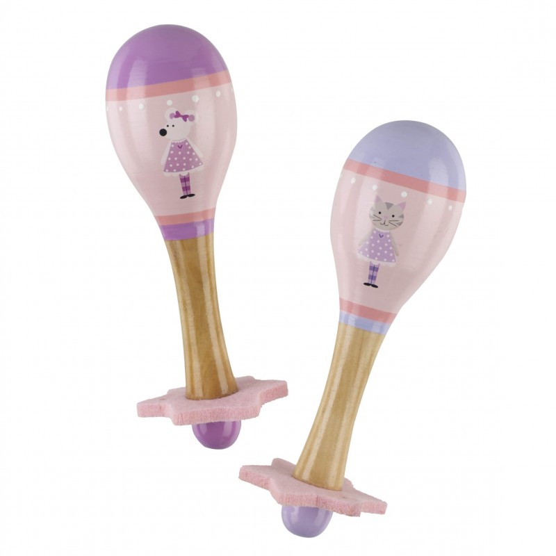 Μαράκες σετ Ποντίκι & Γάτα Orange Tree Toys